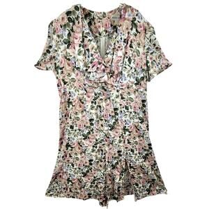 Betsys Things Ruffle V Neck Maxi Dress Plus Size cottagecore fairycore